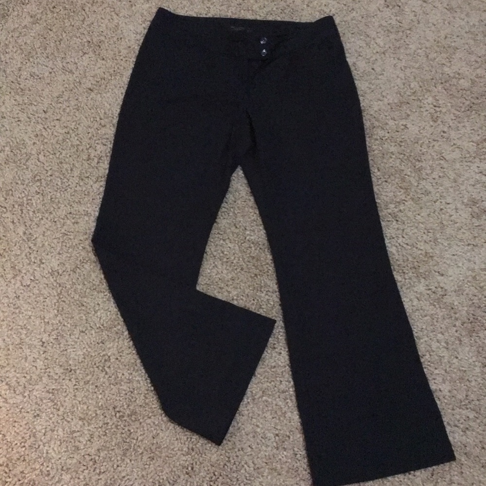 The Limited Black Drew Fit Pant w faint stripes